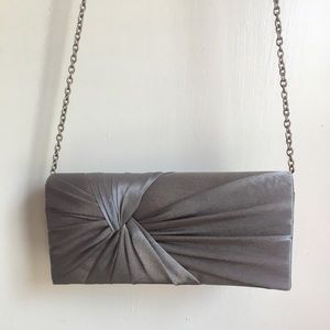 Silver Clutch Purse